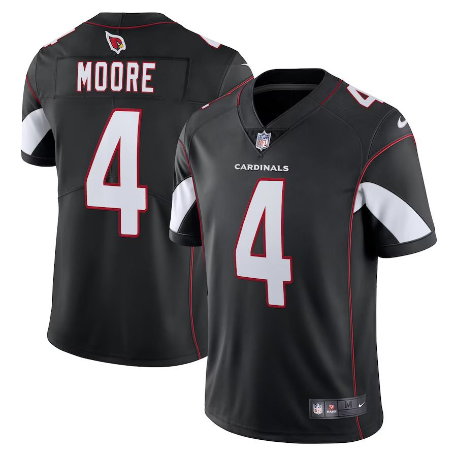 Men Arizona Cardinals 4 Rondale Moore Nike Black Alternate Vapor Limited NFL Jersey